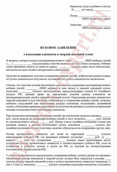 В какой суд обратиться по делу о назначении алиментов?