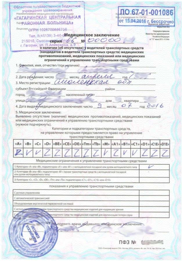 Порядок выдачи медицинских справок для водителей в 2026 году