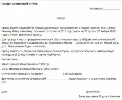 Инструкция и необходимые документы
