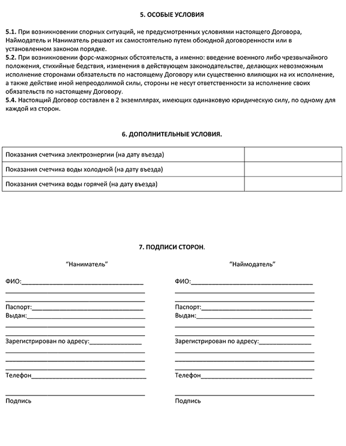 Какие права и обязательства подразумевает договор аренды квартиры?
