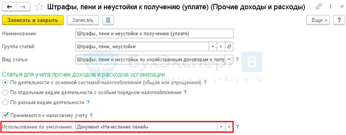 Виды существующих штрафных санкций