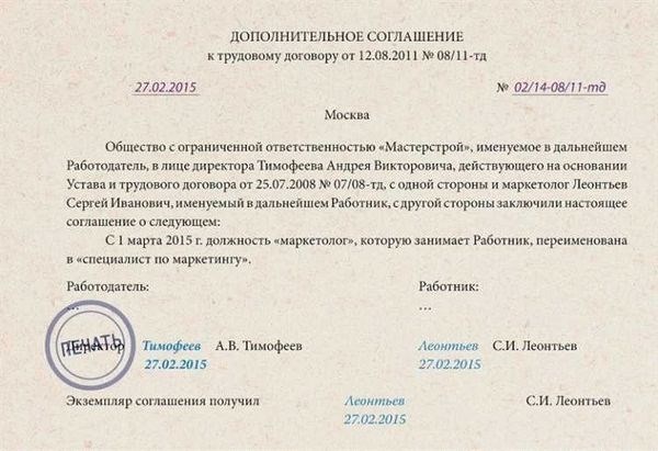 Срок действия срочных трудовых договоров