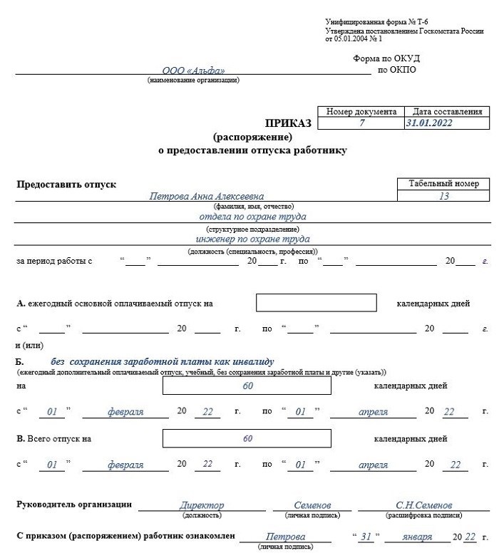 Льготы в зависимости от группы