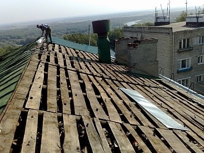 Акт осмотра крыши здания на наличие протечек