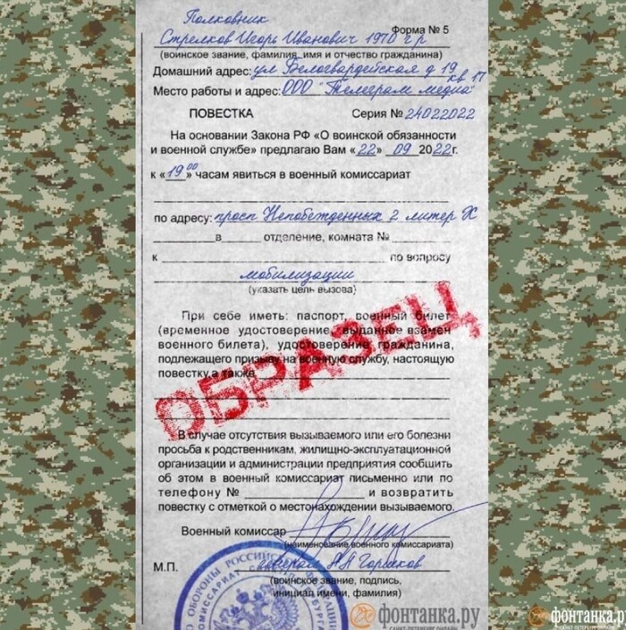 2. Роль повестки